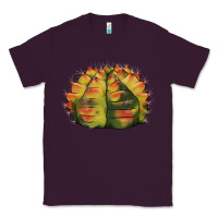 Plum Gymnocalycium Variegated Cactus Classic Tee - LillyAllenDesigns