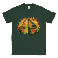 Sports Green Gymnocalycium Variegated Cactus Classic Tee - LillyAllenDesigns