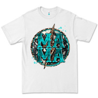White cowhide mama lighting bolt Premium Tee - Zillion Design Studio