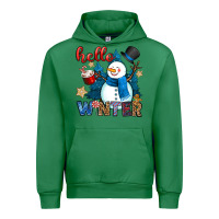 Emerald hello winter Urban Hoodie - OliviaCreatesArt