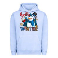Pigment Grape Ice hello winter Urban Hoodie - OliviaCreatesArt