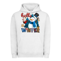 Pigment Lunar Rock hello winter Urban Hoodie - OliviaCreatesArt