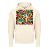 Vintage Artic tropical flowers Vintage Hoodie - Artiststas