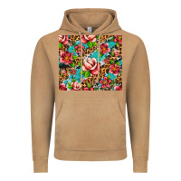 Vintage Camel tropical flowers Vintage Hoodie - Artiststas