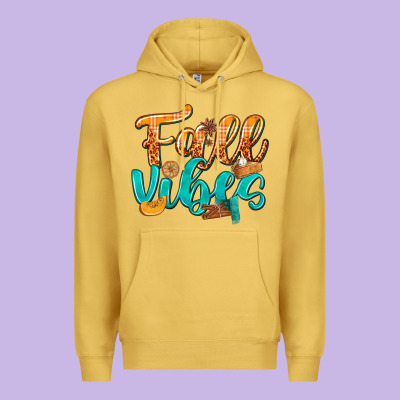 Fall Vibes With Food Premium Hoodie Designed By Texasbilliewilder