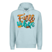 Blue Mist Fall Vibes with Food Premium Hoodie - texasbilliewilder