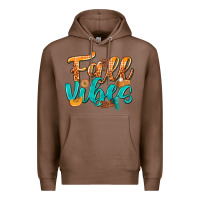 Chestnut Fall Vibes with Food Premium Hoodie - texasbilliewilder