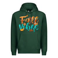 Sports Green Fall Vibes with Food Premium Hoodie - texasbilliewilder