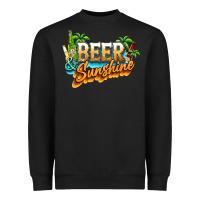 Black Beer and sunshine Heavyweight Sweatshirt - NancyCooperArtShop