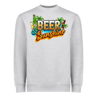 Beer And Sunshine Heavyweight Sweatshirt | Teevron