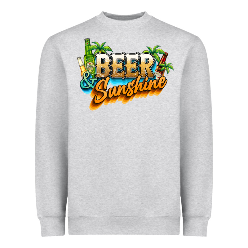 Beer And Sunshine Heavyweight Sweatshirt by NancyCooperArtShop | Teevron