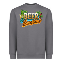 Storm Beer and sunshine Heavyweight Sweatshirt - NancyCooperArtShop