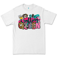 White crafting queen Premium Tee - Zillion Design Studio
