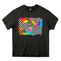 Asphalt race leopard tie dye background Heavy Core Tee - Zillion Design Studio