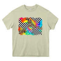 Mossy race leopard tie dye background Heavy Core Tee - Zillion Design Studio