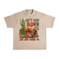 French Oak aintgoin down til the sun comes up desert Urban Heavy Tee - NancyCooperArtShop