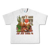Lunar Rock aintgoin down til the sun comes up desert Urban Heavy Tee - NancyCooperArtShop