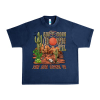 Navy aintgoin down til the sun comes up desert Urban Heavy Tee - NancyCooperArtShop