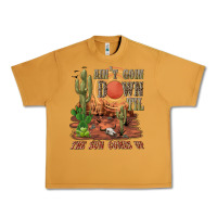 Peanut Butter aintgoin down til the sun comes up desert Urban Heavy Tee - NancyCooperArtShop