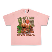 Salmon aintgoin down til the sun comes up desert Urban Heavy Tee - NancyCooperArtShop