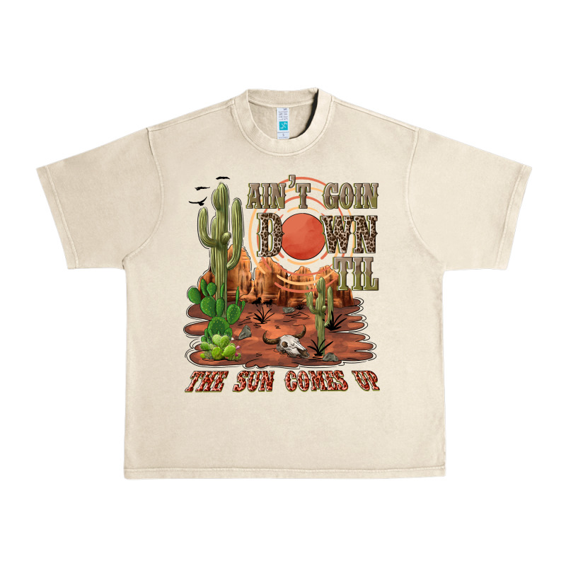 Aintgoin Down Til The Sun Comes Up Desert Urban Heavy Tee by NancyCooperArtShop | Teevron