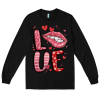 Black western love lips Long Sleeve Tee - MaliasSmallBusiness