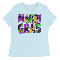Baby Blue mardi gras Ladies Tee - JahusDesignShop