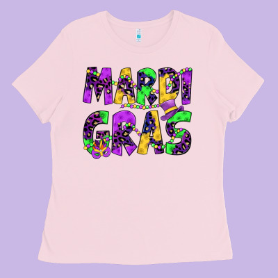 Mardi Gras Ladies Tee Designed By Jahusdesignshop