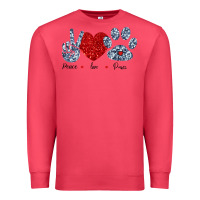 Cardinal Peace Love Paws Premium Sweatshirt - Bettercallsaul