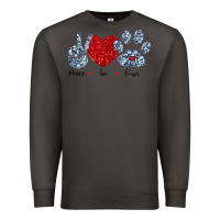 Smoke Peace Love Paws Premium Sweatshirt - Bettercallsaul