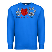 True Royal Peace Love Paws Premium Sweatshirt - Bettercallsaul