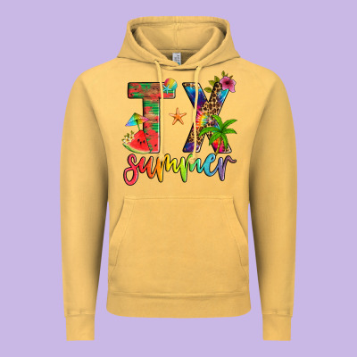 Tx Summer Vintage Hoodie Designed By Artiststas