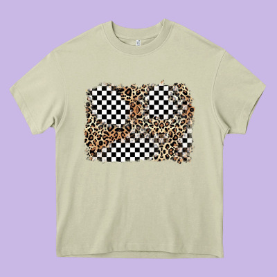 Race Leopard Background Heavy Core Tee Designed By Zillion Design Studio