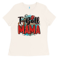 Bone t ball mama Ladies Tee - Zillion Design Studio