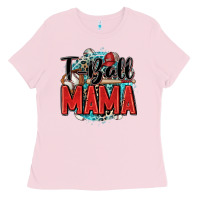 Bubblegum Pink t ball mama Ladies Tee - Zillion Design Studio