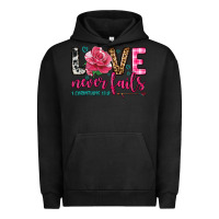 Pigment Black love never fails Urban Hoodie - OliviaCreatesArt