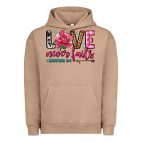 Pigment Burro love never fails Urban Hoodie - OliviaCreatesArt