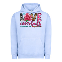 Pigment Grape Ice love never fails Urban Hoodie - OliviaCreatesArt