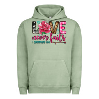 Pigment Oil Green love never fails Urban Hoodie - OliviaCreatesArt