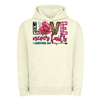 Pigment Pistachio love never fails Urban Hoodie - OliviaCreatesArt