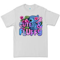 Dove Grey cute and fluffy stitch Premium Tee - Zillion Design Studio