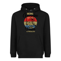 Black Being Grandpa İs An Honor Being Papa İs Priceless Heavyweight Hoodie - Bettercallsaul
