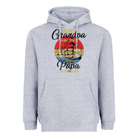 Heather Grey Being Grandpa İs An Honor Being Papa İs Priceless Heavyweight Hoodie - Bettercallsaul