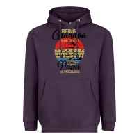 Being Grandpa İs An Honor Being Papa İs Priceless Heavyweight Hoodie | Teevron
