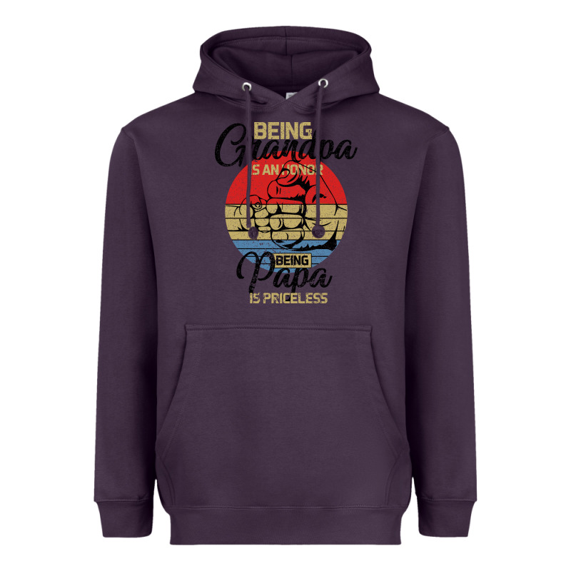 Being Grandpa İs An Honor Being Papa İs Priceless Heavyweight Hoodie by Bettercallsaul | Teevron