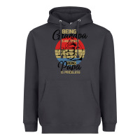 Smoke Being Grandpa İs An Honor Being Papa İs Priceless Heavyweight Hoodie - Bettercallsaul