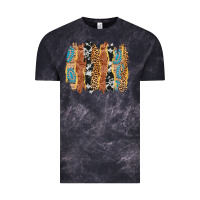 Cloud Black western brushstrokes Vintage Tee - AdoDesignShop