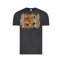 Vintage Black western brushstrokes Vintage Tee - AdoDesignShop