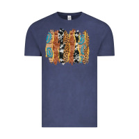 Vintage Denim western brushstrokes Vintage Tee - AdoDesignShop