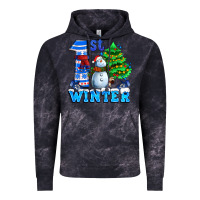 Cloud Black first winter with snowman Vintage Hoodie - AdoDesignShop